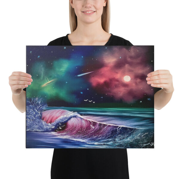 Product image of  Canvas Print – High Tide Seascape by PaintWithJosh
