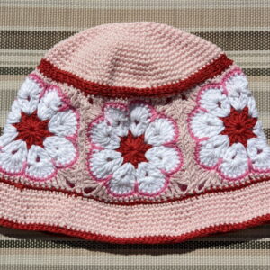 Made in Nevada Adorbs – Crocheted Hat With Granny Squares