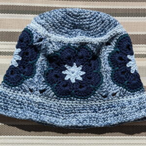 Made in Nevada Bluejean – Crocheted Hat With Granny Squares