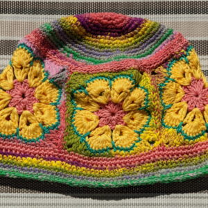 Made in Nevada Joy – Crocheted Hat With Granny Squares