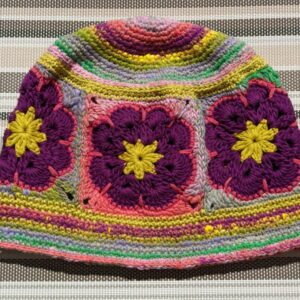 Made in Nevada Riot – Crocheted Hat With Granny Squares