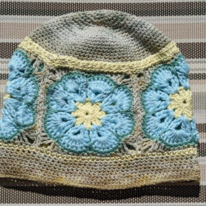 Made in Nevada Sprite – Crocheted Hat With Granny Squares