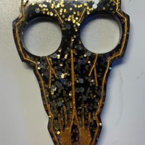 Made in Nevada Crow Skull Keychain