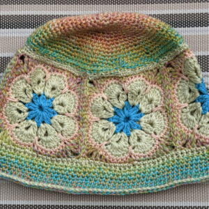 Made in Nevada India – Crocheted Hat With Granny Squares