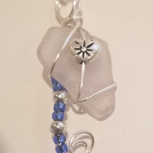 Made in Nevada Nevada shaped pendant with pewter beads, 1 heart bead