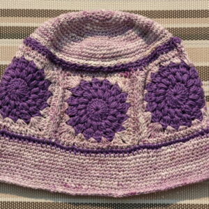 Made in Nevada Perp – Crocheted Hat With Granny Squares