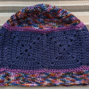 Made in Nevada Seer – Crocheted Hat With Granny Squares