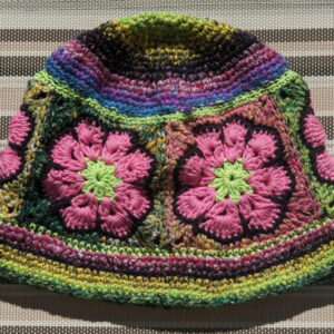 Made in Nevada TuffPuff – Crocheted Hat With Granny Squares