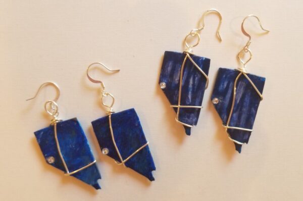 Product image of  Nevada Lightweight Steel Earrings, $30 a pair