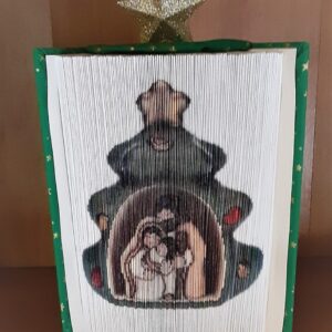 Made in Nevada Nativity inside Tree Photo Book
