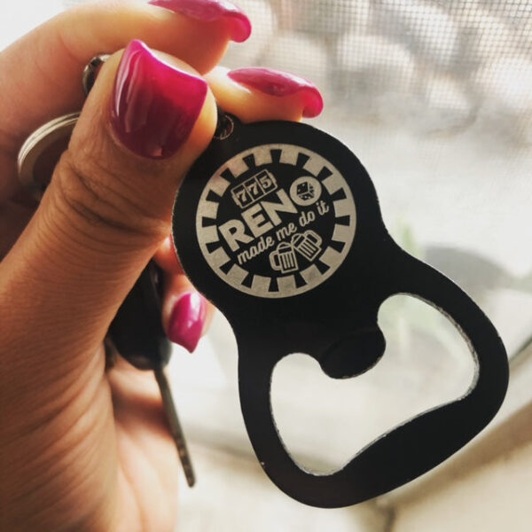 Product image of  Reno Made Me Do It Keychain- Bottle Openers