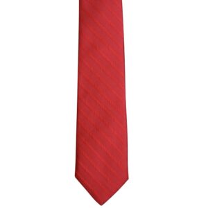 Made in Nevada Red necktie with red lines (narrow)