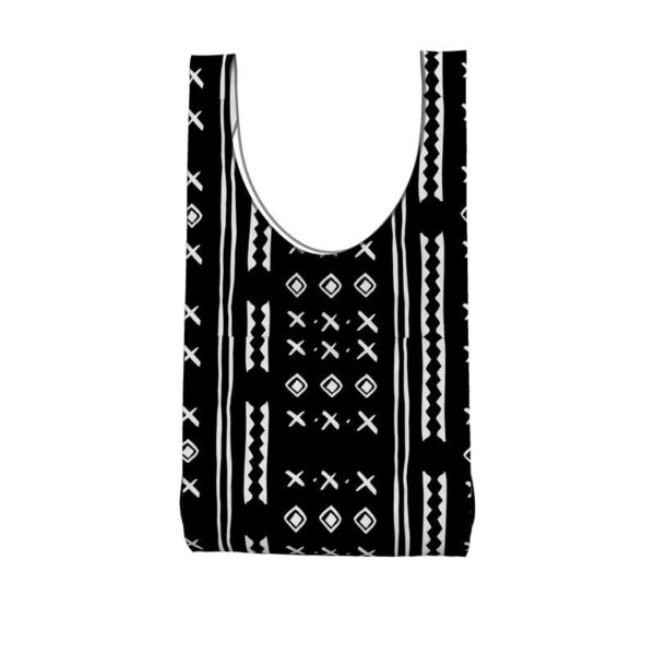 Product image of  Duality Gear, Love Me, Black & White Mudcloth, Parachute Shopping Bag
