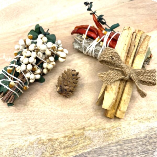 Product image of  Fireside Chat Smudge Kit, Natural Incense Gift Set