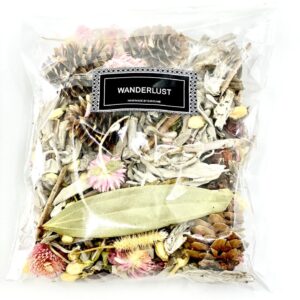 Made in Nevada Wanderlust, Wildflower & Sage, Naturally Scented, Loose Dried Flowers, Flower Confetti, Potpourri, 2 oz