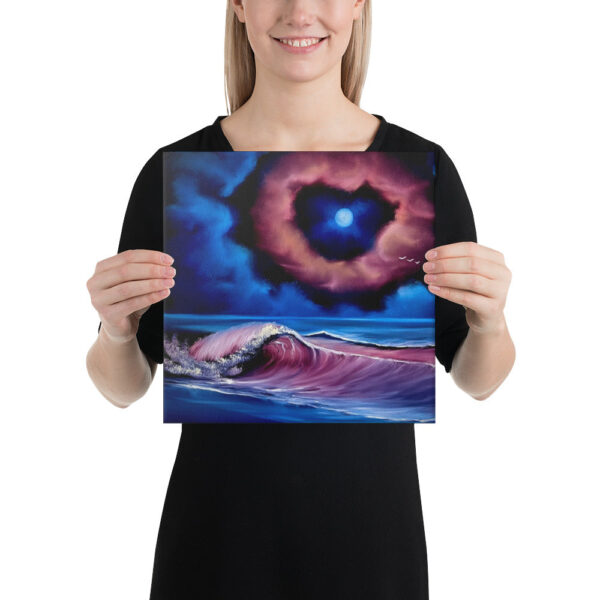 Product image of  Canvas Print – Lovers Beach Expressionism Beach Seascape by PaintWithJosh