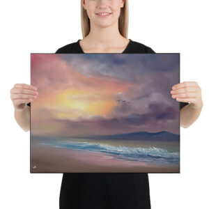 Product image of  Canvas Print – After The Storm – Seascape by PaintWithJosh