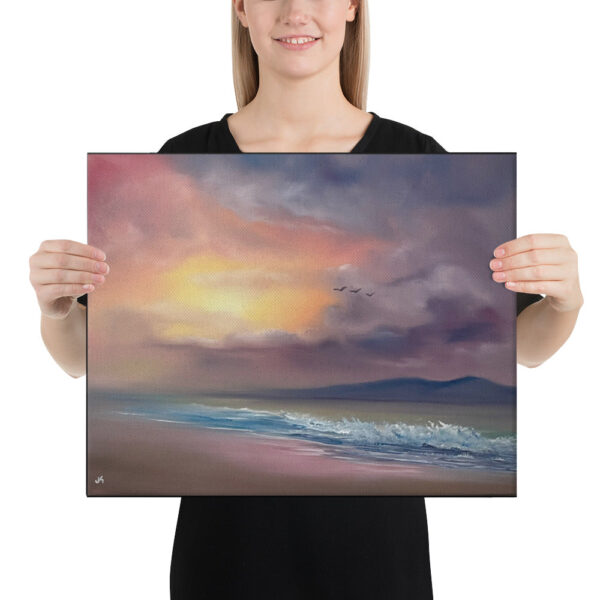 Product image of  Canvas Print – After The Storm – Seascape by PaintWithJosh