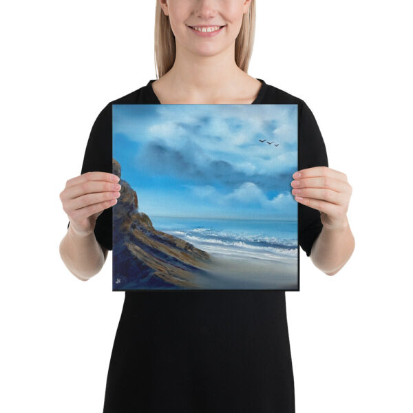 Product image of  Canvas Print – Hidden Cove Expressionism Seascape by PaintWithJosh