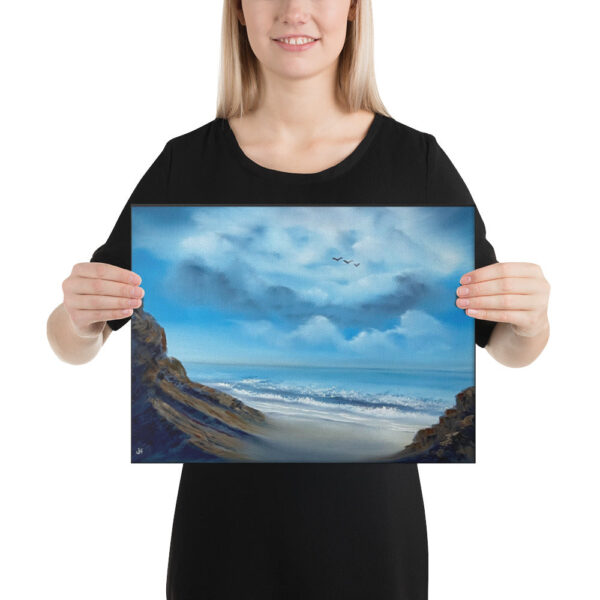 Product image of  Canvas Print – Hidden Cove Expressionism Seascape by PaintWithJosh