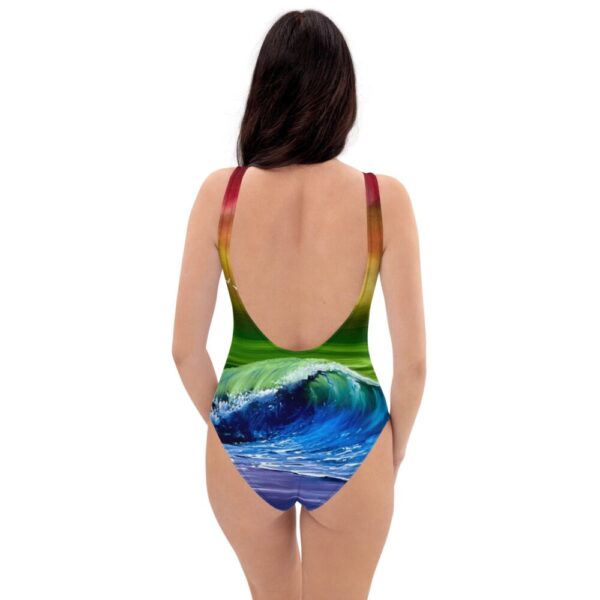 Product image of  Pride Flag One-Piece Swimsuit by PaintWithJosh