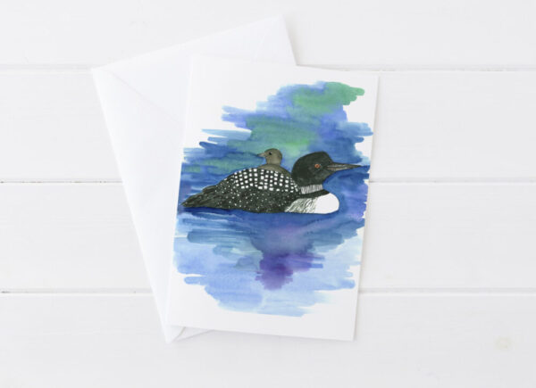 Fishing Pyramid Lake Shore Birds Greeting Card Set