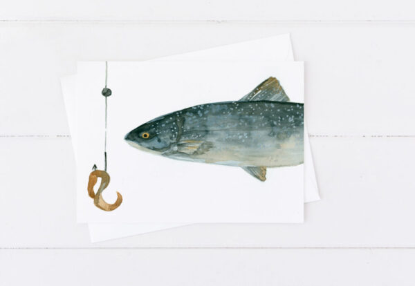 Product image of  Fishing Pyramid Lake Shore Birds Greeting Card Set