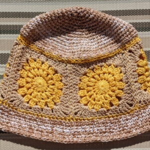 Product image of  A-maize-ing – Crocheted Hat With Granny Squares