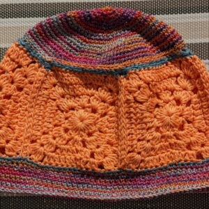 Product image of  Calpoppy – Crocheted Hat With Granny Squares