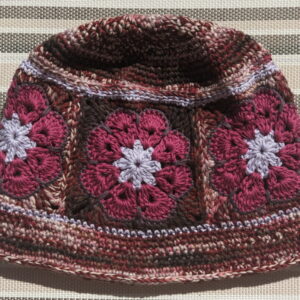 Made in Nevada Cordova – Crocheted Hat With Granny Squares