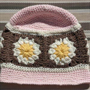 Made in Nevada Cutester – Crocheted Hat With Granny Squares