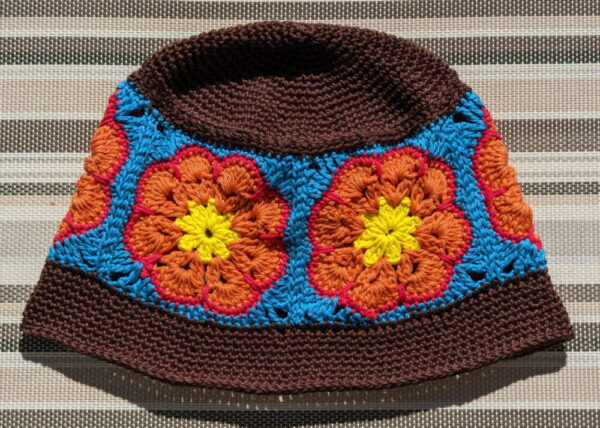 Made in Nevada Festo – Crocheted Hat With Granny Squares