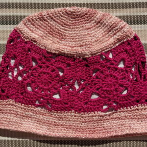 Made in Nevada Rosie – Crocheted Hat With Granny Squares