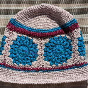 Made in Nevada Seaqueen – Crocheted Hat With Granny Squares