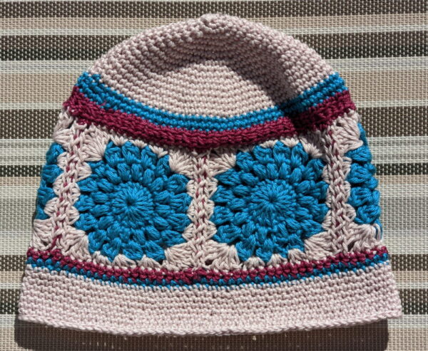 Made in Nevada Seaqueen – Crocheted Hat With Granny Squares