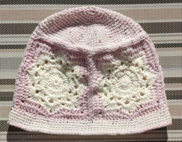 Made in Nevada Snobunny – Crocheted Hat With Granny Squares