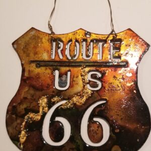Made in Nevada Metal Route 66