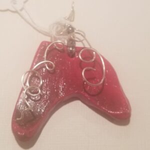 Made in Nevada Red Pottery Pendant