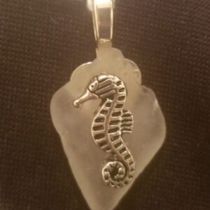 Product image of  Seahorse on Sea Glass Pendant