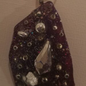 Made in Nevada Purple Glass Pendant