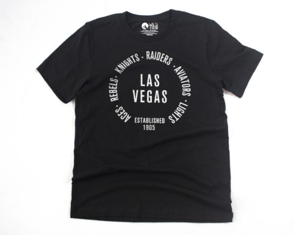 Product image of  Vegas Teams Black T-shirt (Unisex)