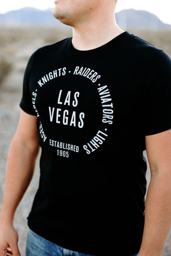 Product image of  Vegas Teams Black T-shirt (Unisex)