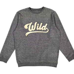 Product image of  Wild Varsity Gray Pullover Sweatshirt (UNISEX)