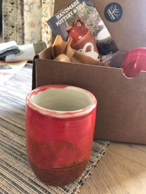 Made in Nevada Red Wine stoneware cups