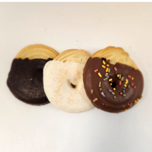 Product image of  Sugar Free Chocolate Dipped Shortbread Cookies