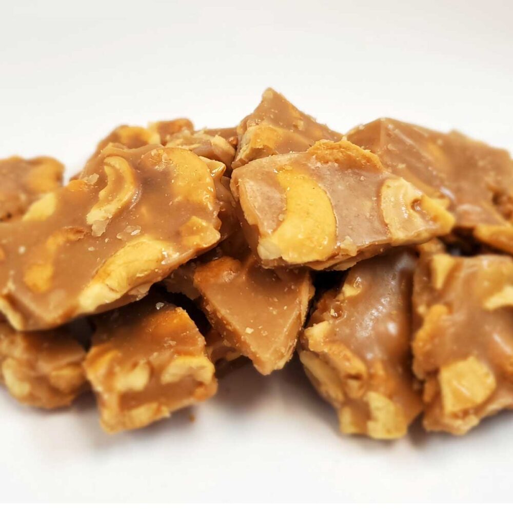 Sugar Free Cashew Brittle Made in Nevada