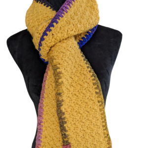 Product image of  Corn-ucopia of Charm – Crocheted Scarf for Women