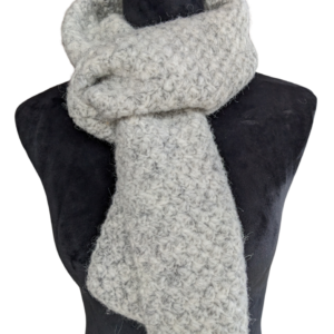 Product image of  Snow Leopard – Crocheted Scarf for Men and Women