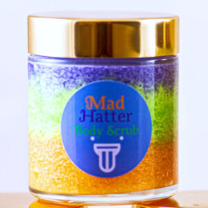 Product image of  “Mad Hatter” Alice In Wonderland Themed Fantasy Body Scrub Organic Vegan