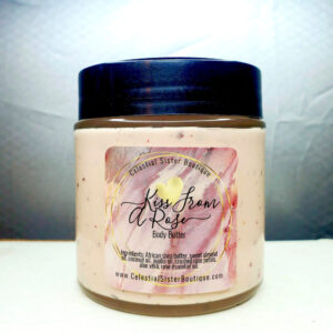 Product image of  Organic “Kiss From A Rose” Whipped Vegan Body Butter 4oz